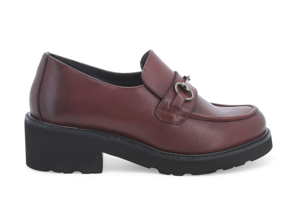 Melluso mocassino donna morsetto tomaia pelle bordeaux 034308-217202